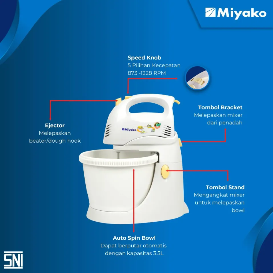 Mixer Miyako Stand Sm 625