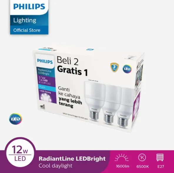 Lampu Philips Bohlam Multipack