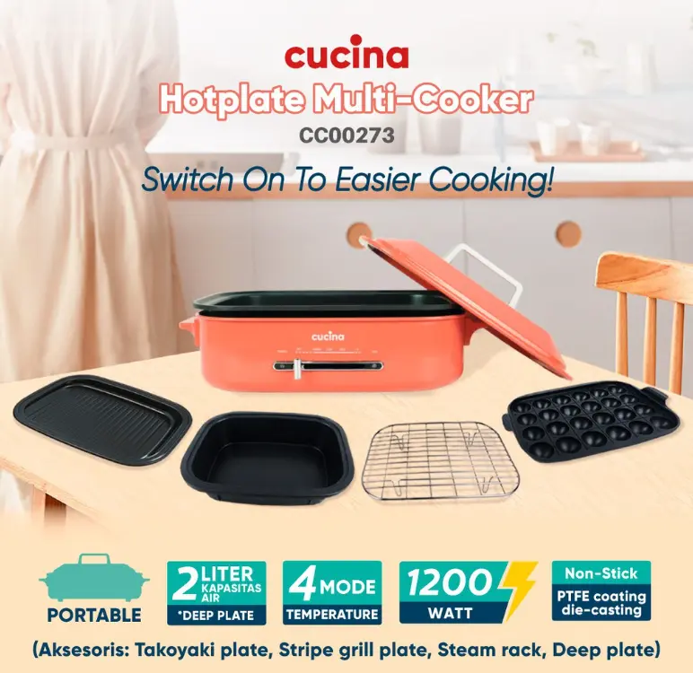 Cucina Hotplate Multicooker CC00273