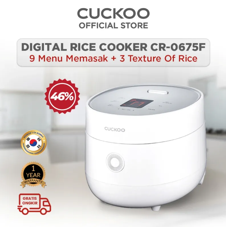 Digital Rice Cooker CR-0675F