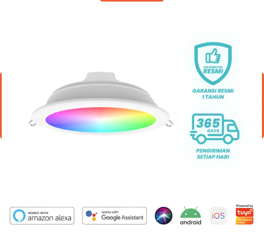 BARDI Smart Beacon Panel Downlight RGB