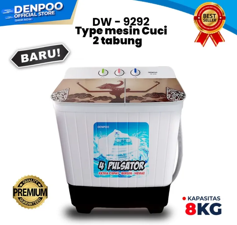 Denpoo Mesin Cuci DW 9807 4P