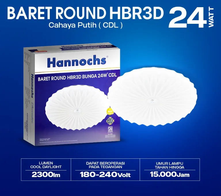 Hannochs Lampu Baret Round HBR3D