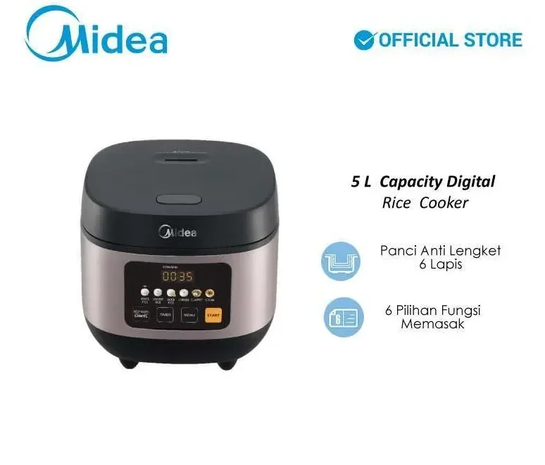 Midea 1.8L Digital Rice Cooker MB-FS5020W 6