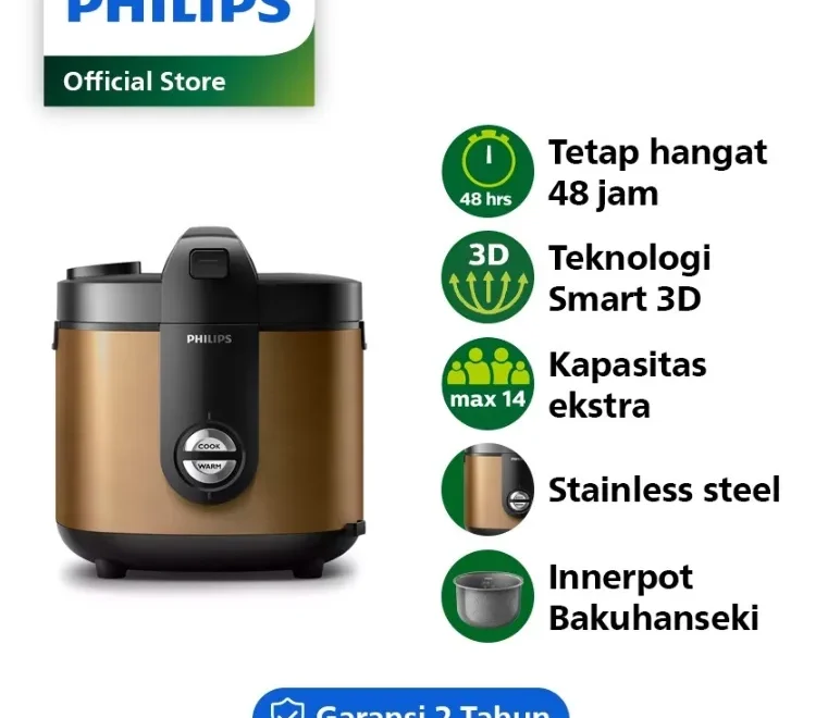 Philips 2L Rice Cooker HD313834