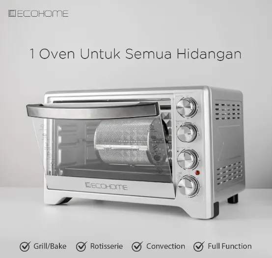 Ecohome Oven EOP 888 Platinum Low