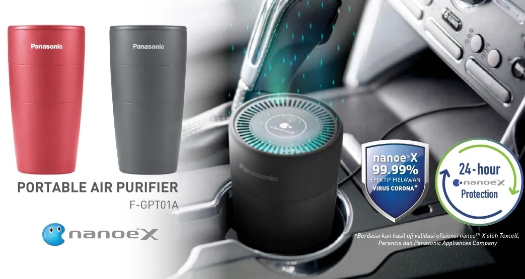 Panasonic Portable Air Purifier F-GPT01A Mampu Melawan Virus.