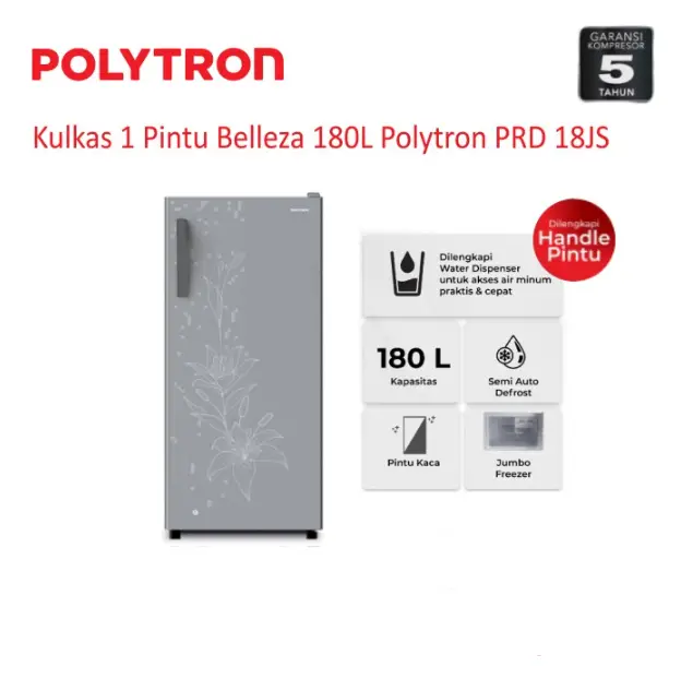 Polytron Kulkas Belleza PRD 18JS