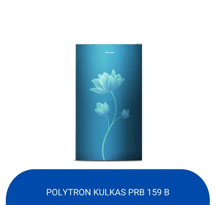 Polytron Kulkas Metallic PRB-159B