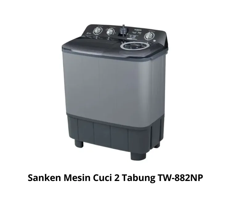 Sanken Mesin Cuci 2 Tabung TW-882NP