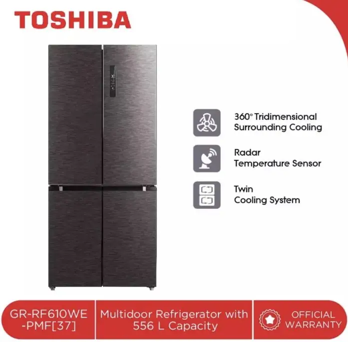 Toshiba Kulkas GR-RF610WE-PMF