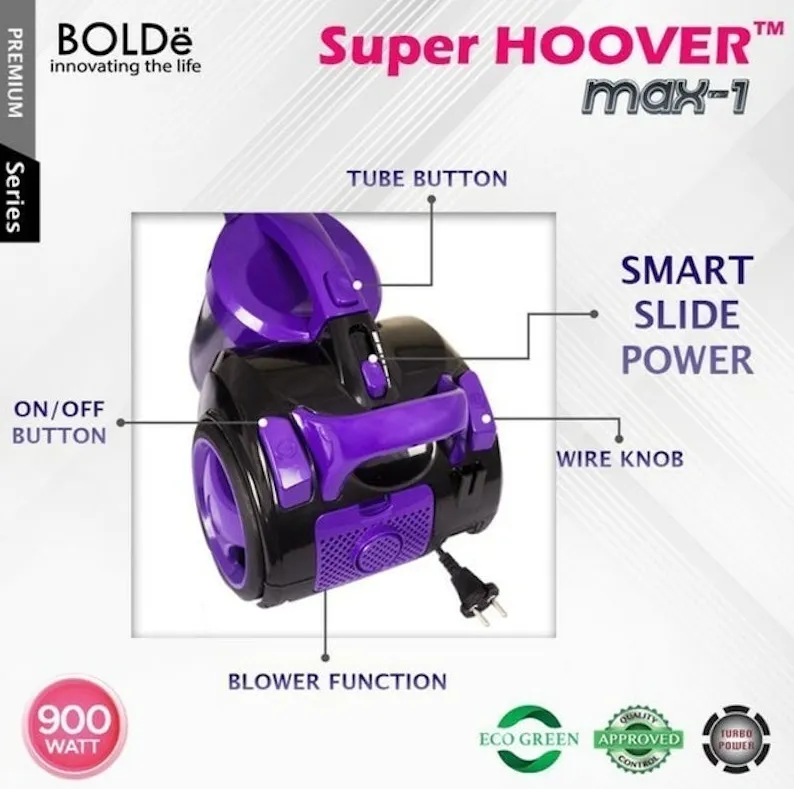 Vacuum Cleaner BOLDe Super Hoover MAX-1