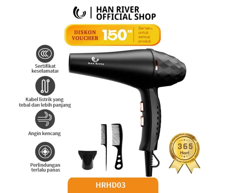 HAN RIVER Hair Dryer HRHD03BK