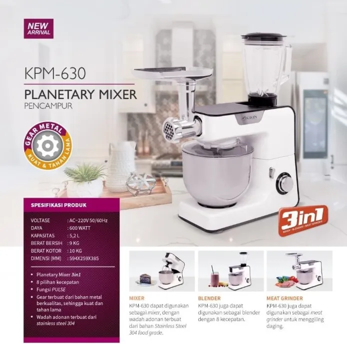 Kirin Planetary Mixer KPM-630