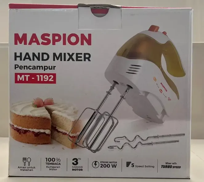 Maspion Hand Mixer MT 1192