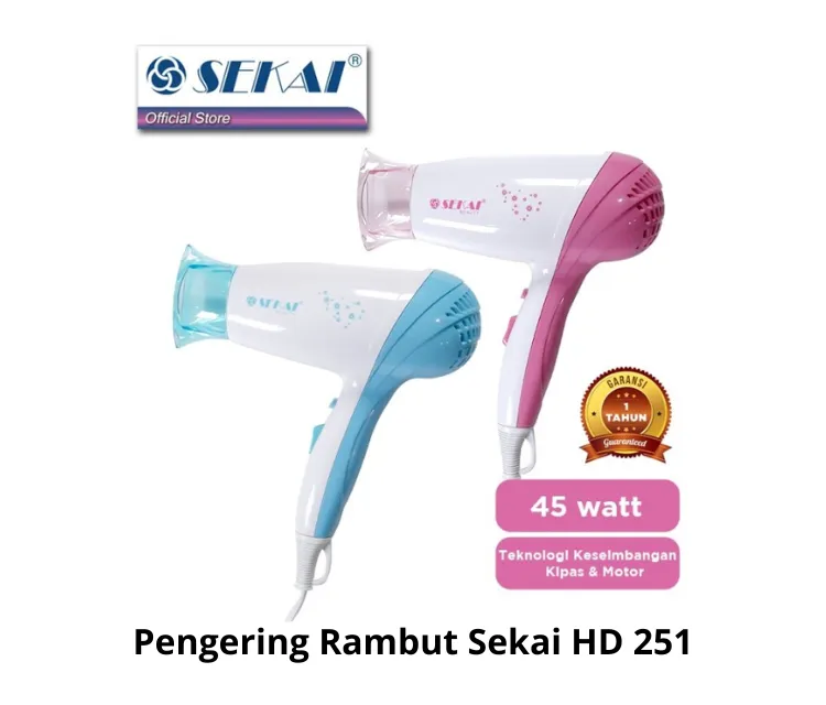 Pengering Rambut Sekai HD 251