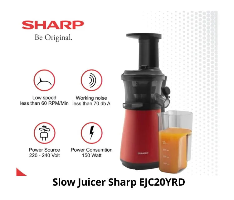 Slow Juicer Sharp EJC20YRD