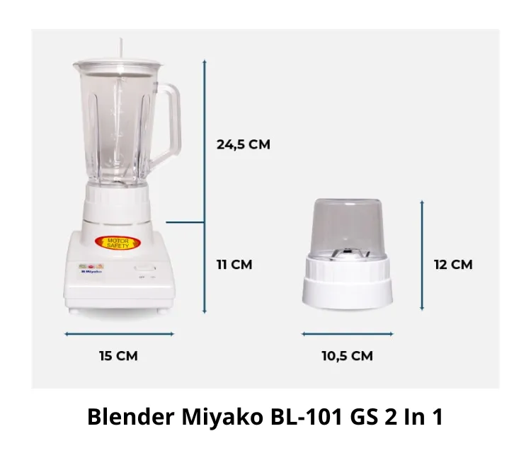 Blender Miyako BL-101 GS 2 In 1