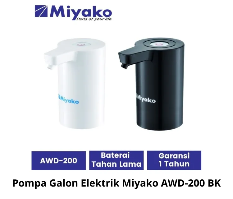 Pompa Galon Elektrik Miyako AWD-200 BK.