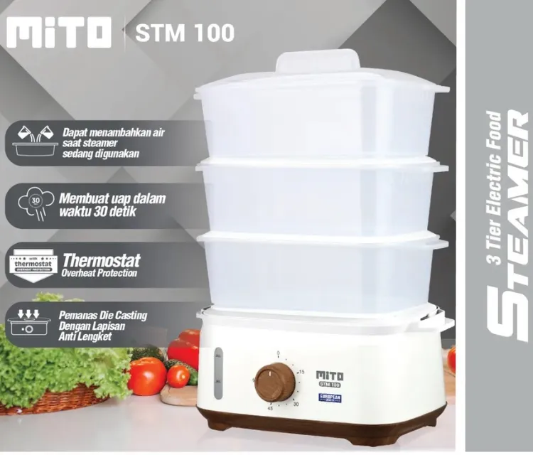 MITO Steamer Electric Food STM100