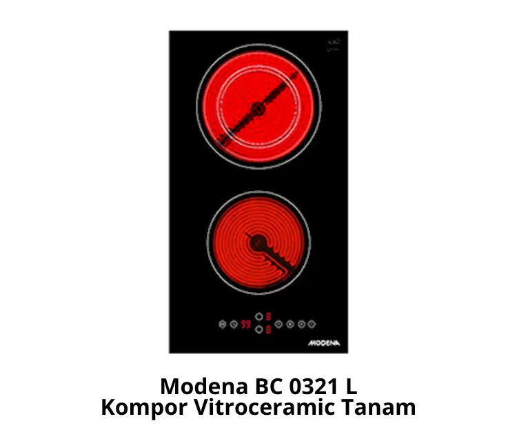 Modena BC 0321 L Kompor Vitroceramic Tanam