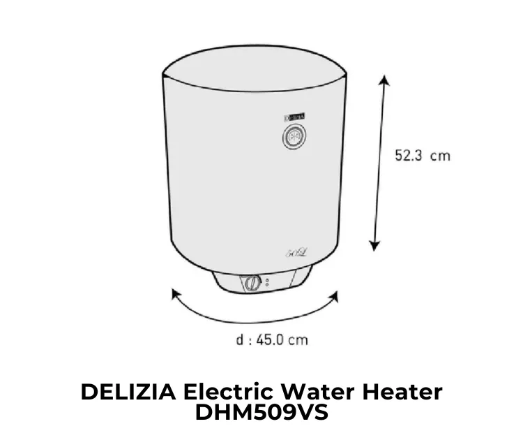 DELIZIA Electric Water Heater DHM509VS