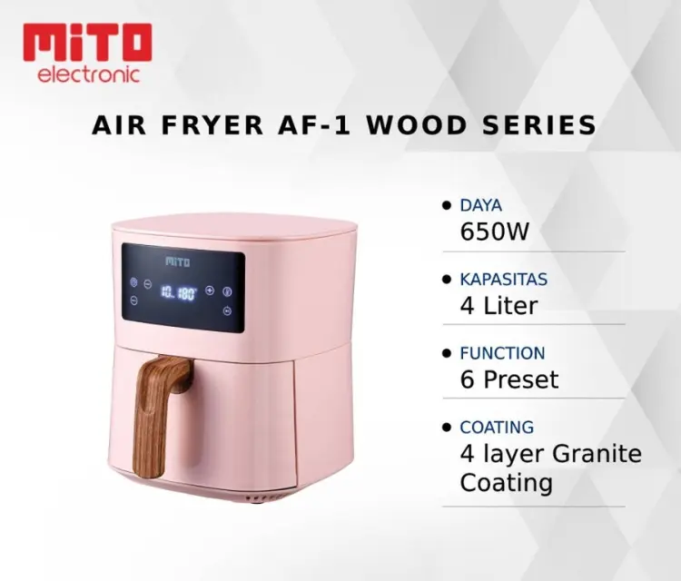 MITO Air Fryer AF-1 Pink