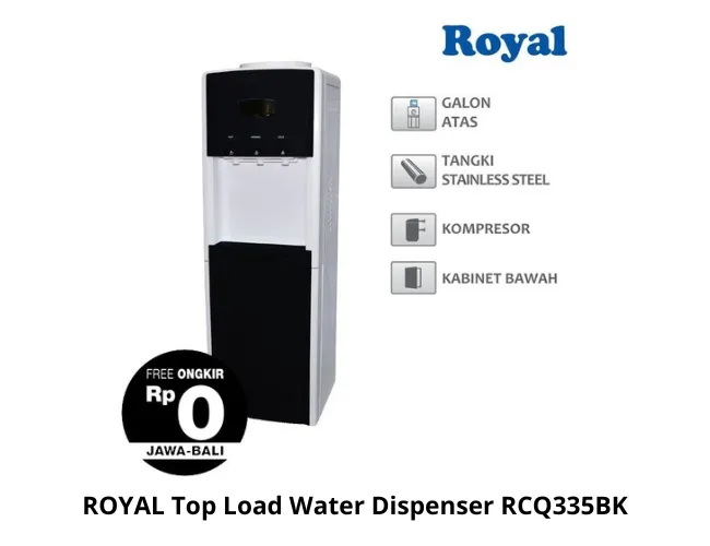 ROYAL Top Load Water Dispenser RCQ335BK