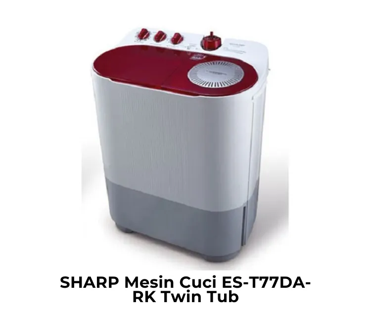 SHARP Mesin Cuci ES-T77DA-RK