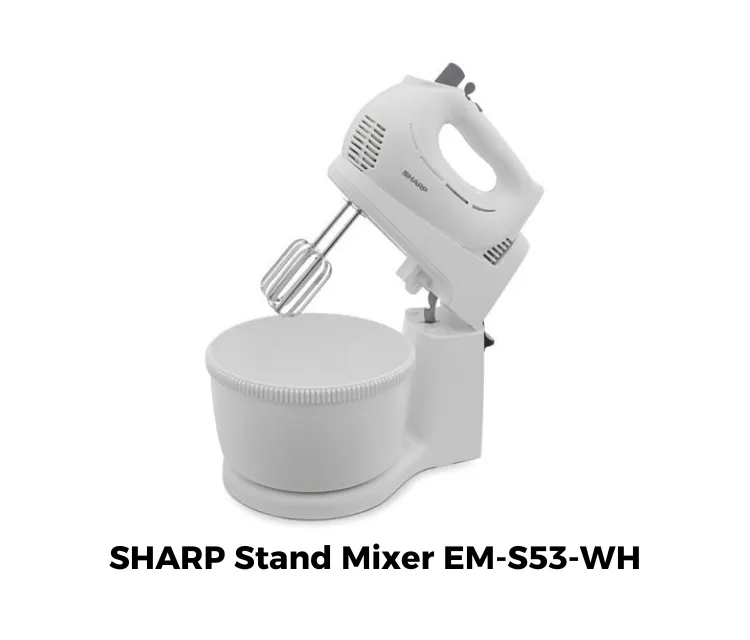 SHARP Stand Mixer EM-S53-WH