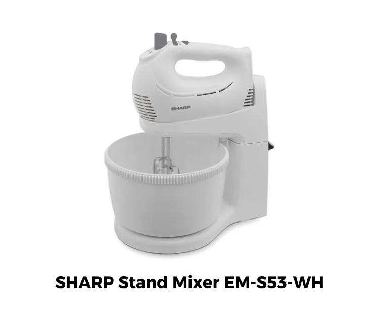 SHARP Stand Mixer EM-S53-WH