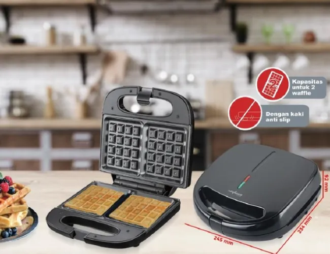 ADVANCE Mesin Sandwich Waffle Maker WF-206