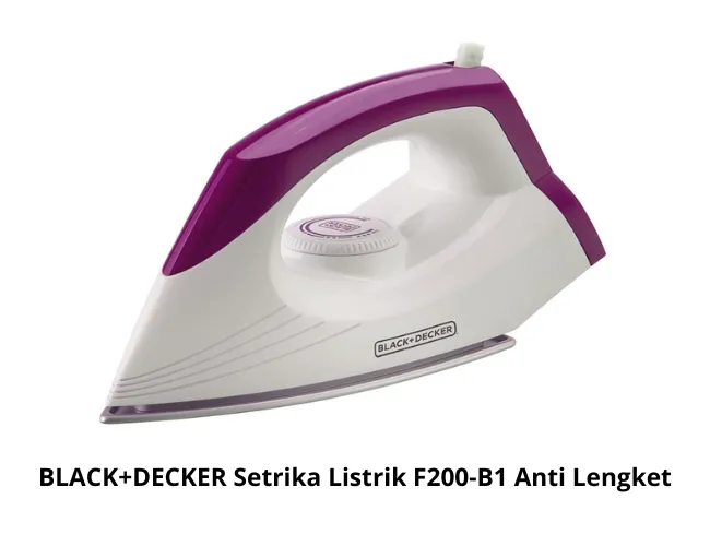 BLACK+DECKER Setrika Listrik F200-B1