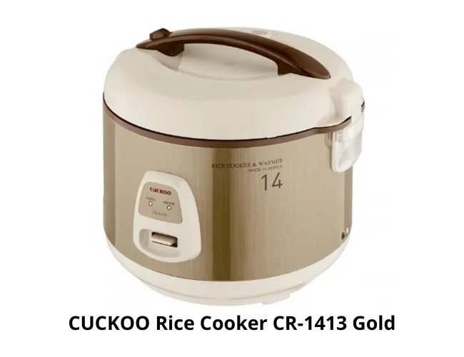 CUCKOO Rice Cooker CR-1413 Gold.