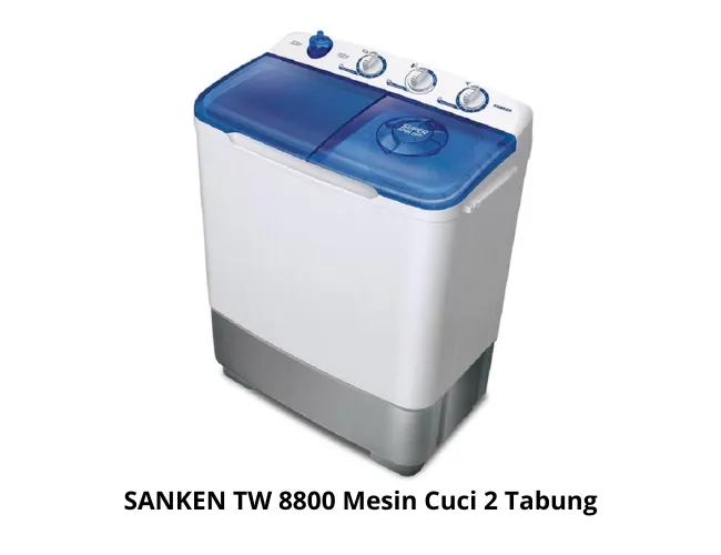 SANKEN TW 8800 Mesin Cuci 2 Tabung